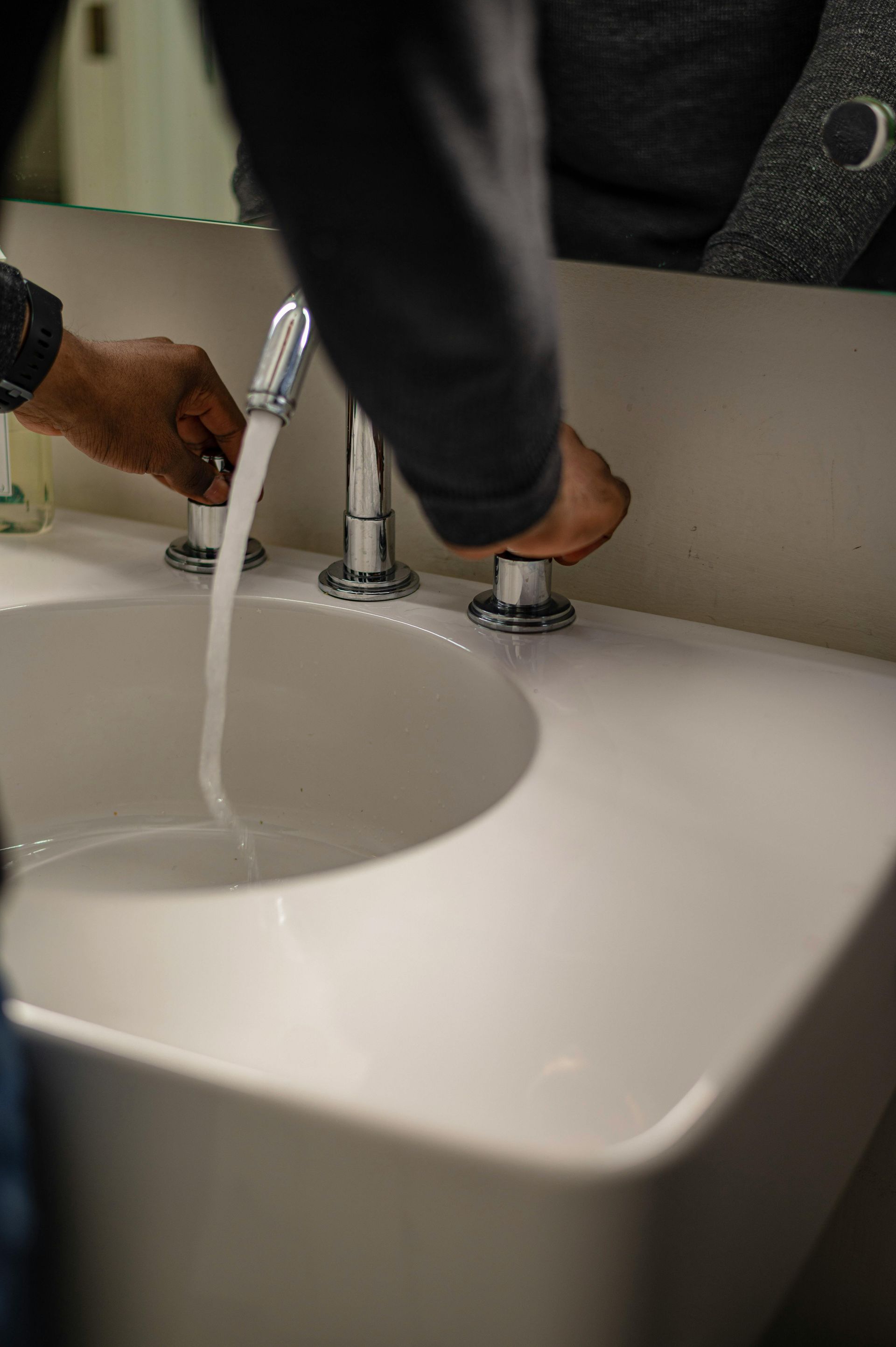 Huntington Beach CA plumber inspecting residential plumbing system