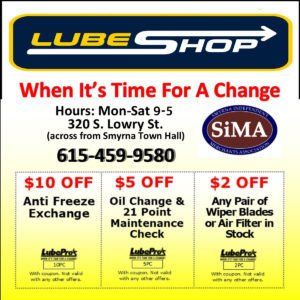 LubeShop coupon