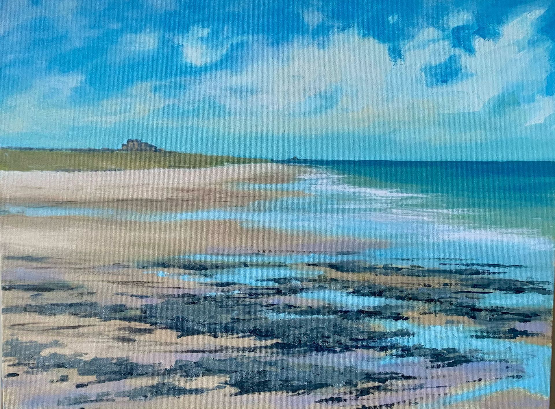 Seahouses Beach Stroll - Limited Edition Print