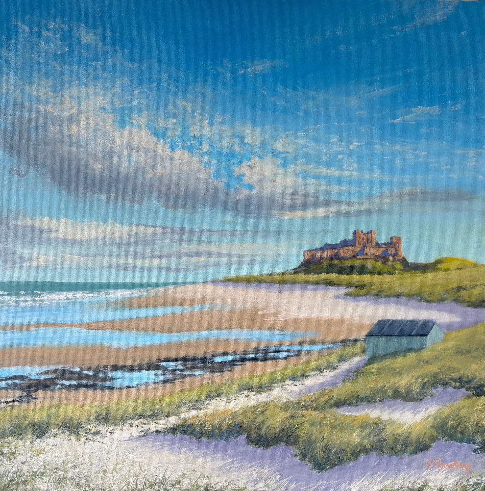 Bamburgh Beach Hut- Limited Edition Print