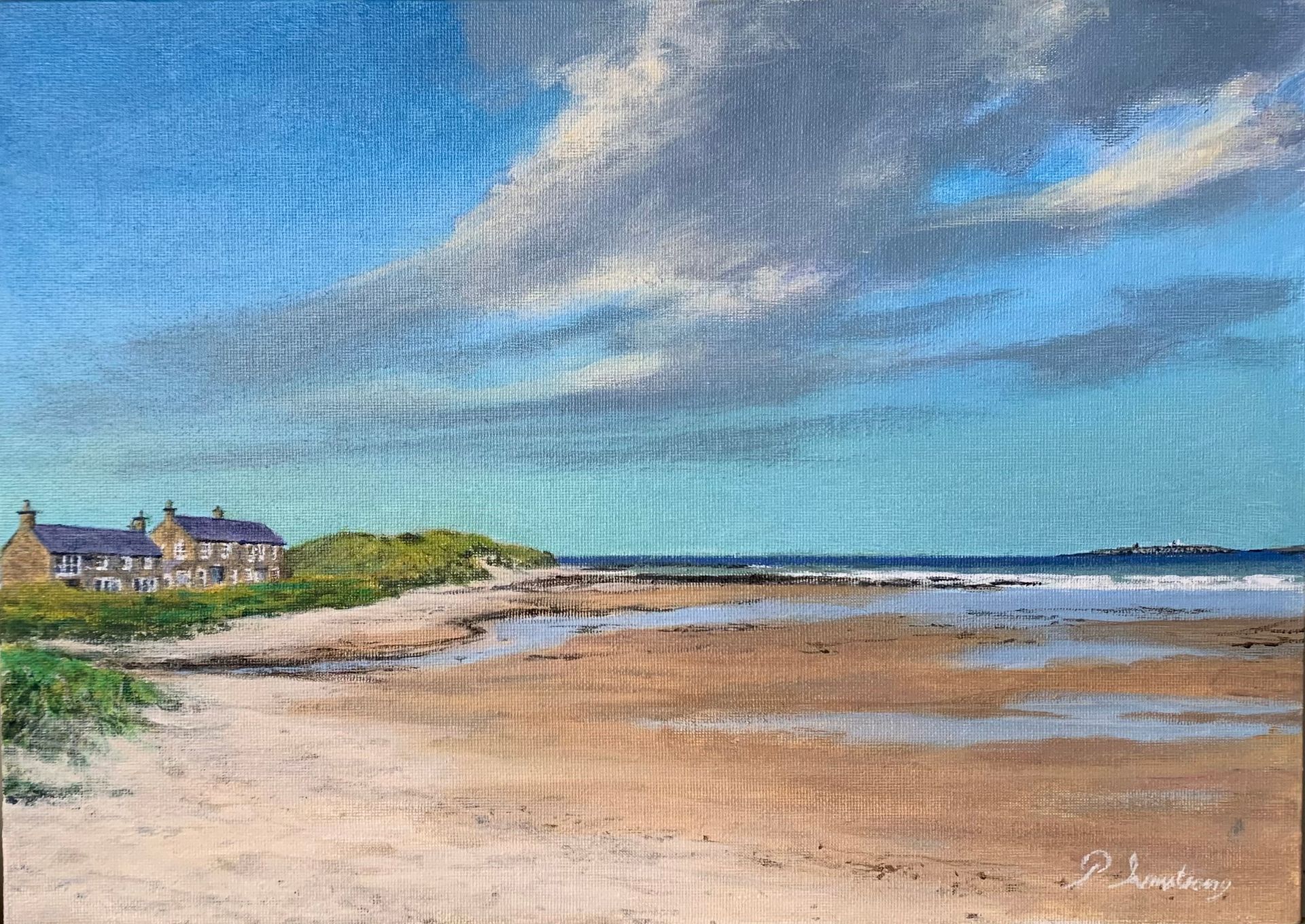 Bamburgh Beach at Monks House - Limited Edition Print