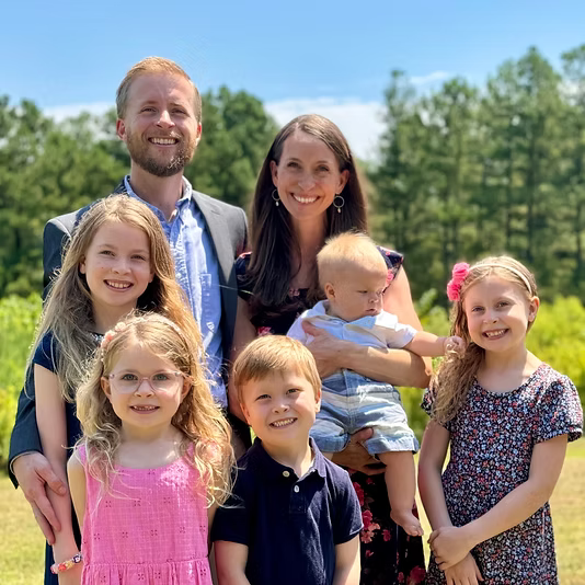 Pastor Matt Nash and his family