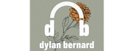 Dylan Bernard Music logo, a flower illustration forming the letters D and B