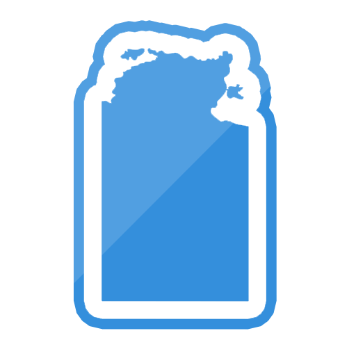 A silhouette of the state of queensland on a white background.