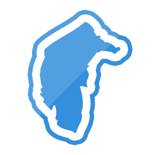 A silhouette of a bear on a white background.