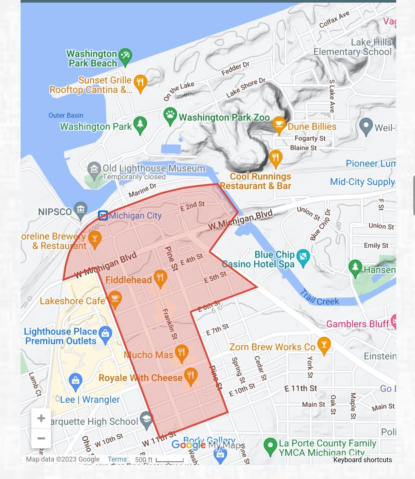 area-map