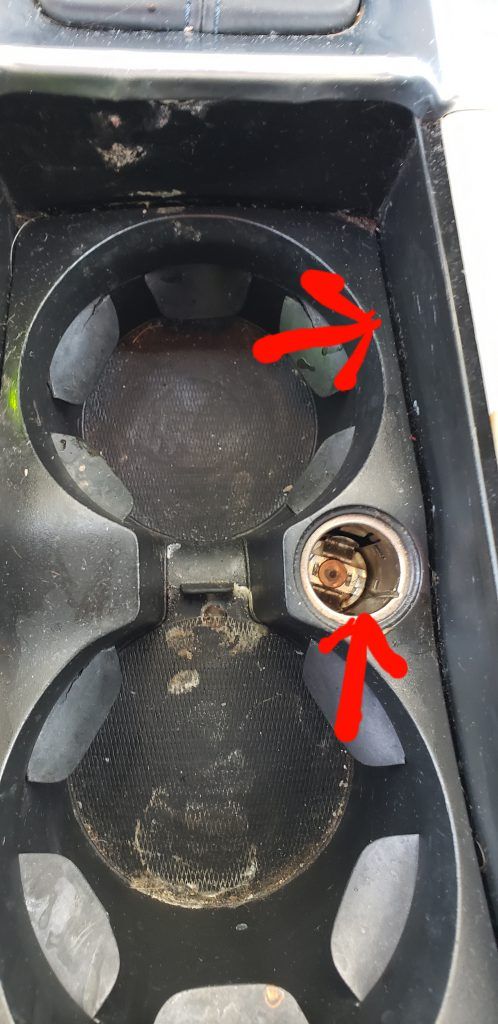 Outlet/cup holder