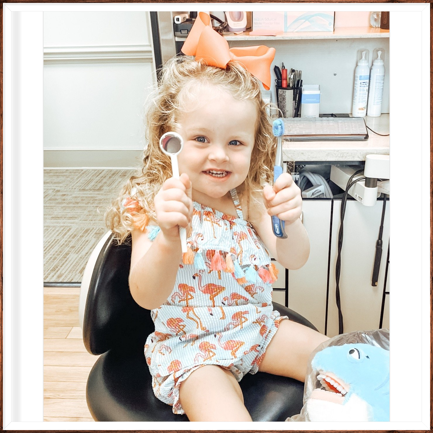 Girl Holding Teeth X-Ray — Barnwell, SC — Still & Reece Dentistry Girl Holding Teeth X-Ray — Barnwell, SC — Still & Reece Dentistry