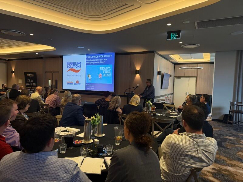 Future Fuel's Manager, Simon Roycroft, at AfMA's Fleet Forum