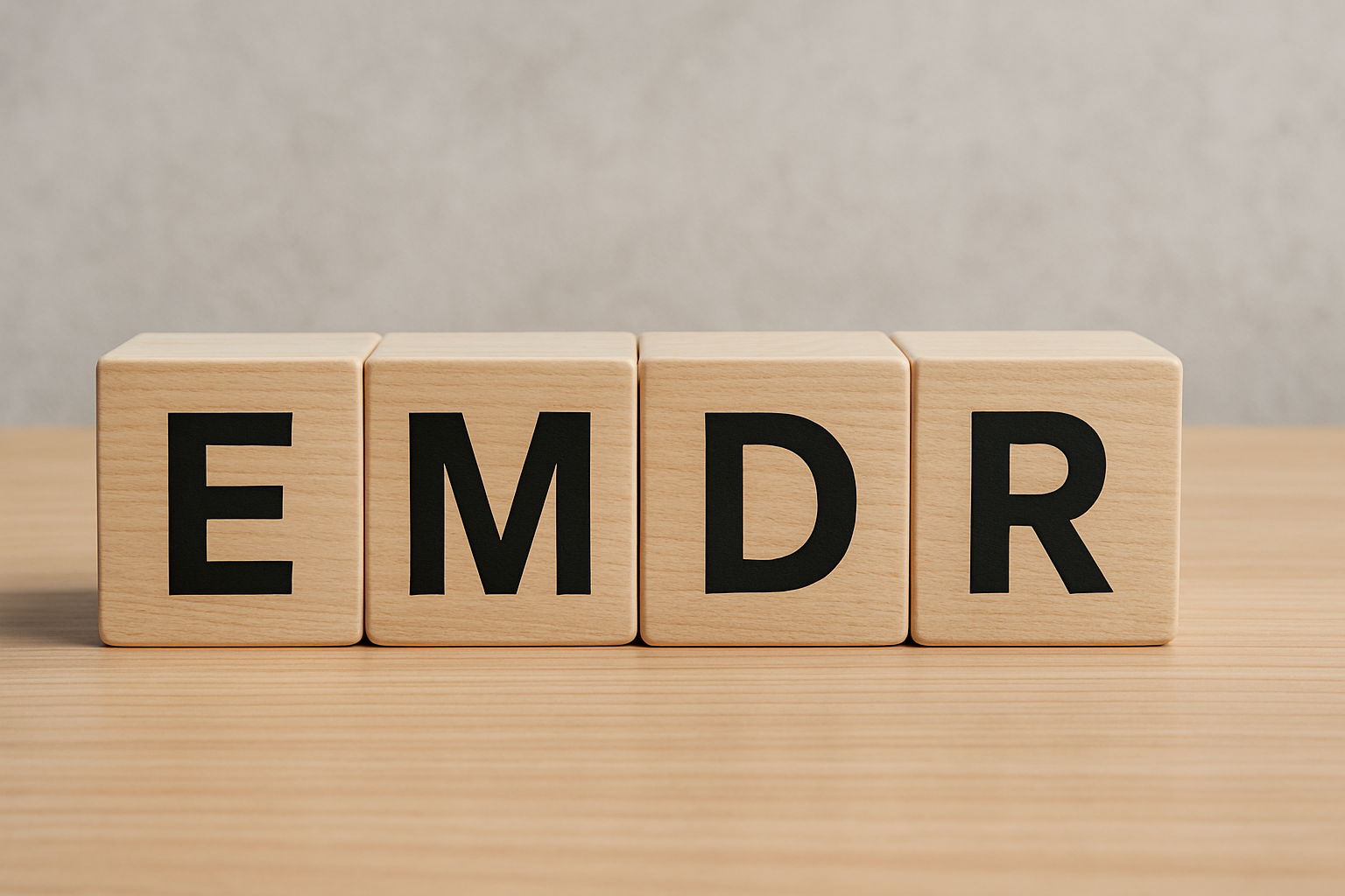 Wooden blocks spelling