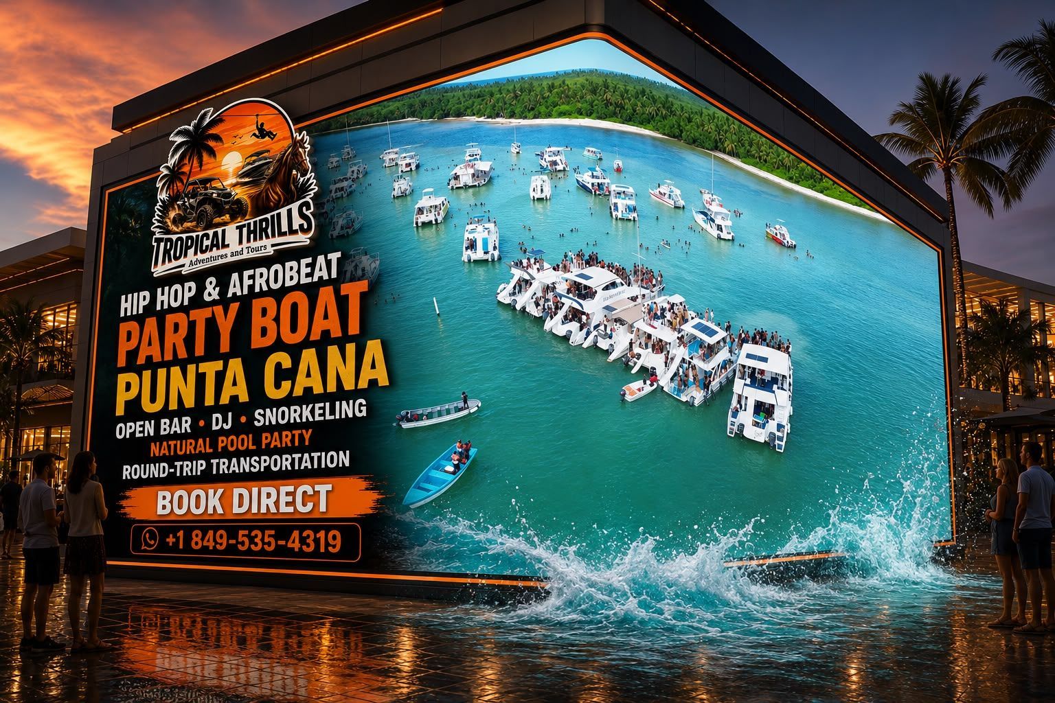 Tropical Thrills Punta Cana Hip Hop and Afrobeat Party Boat