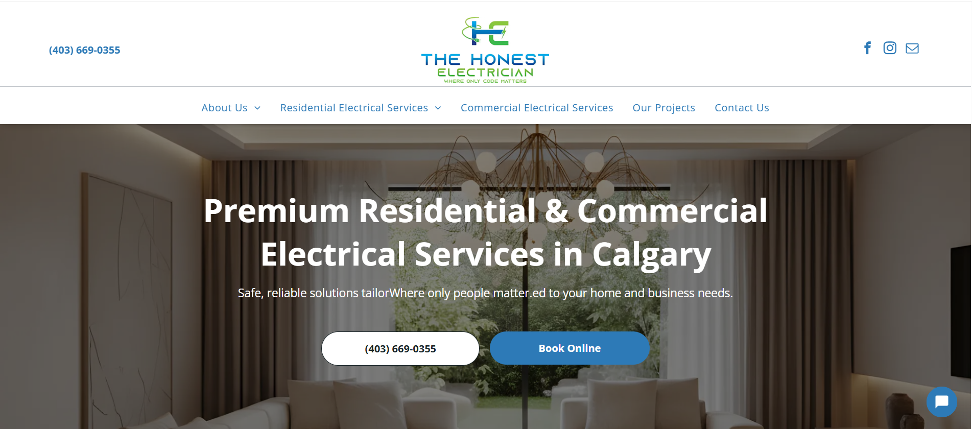 The Honest Electrician Inc. in Calgary