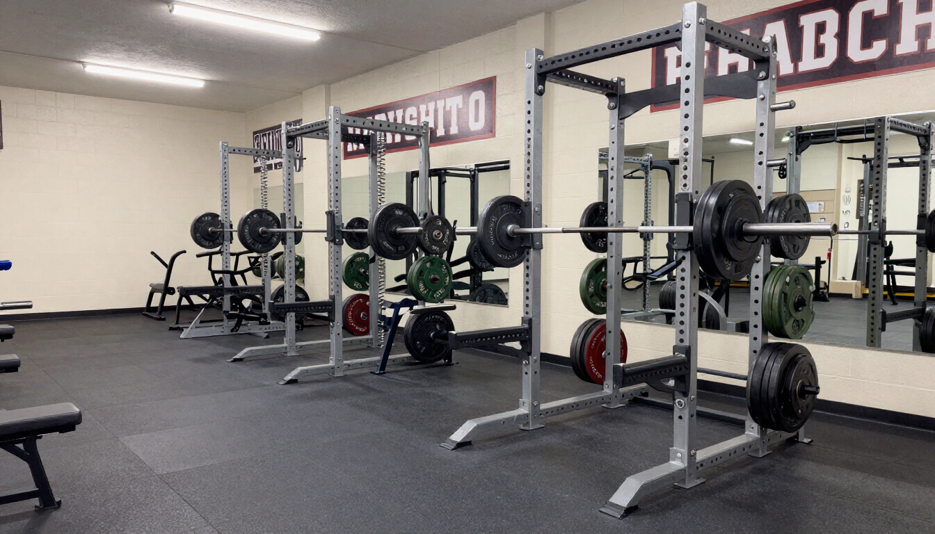 Football weight room equipment refresh