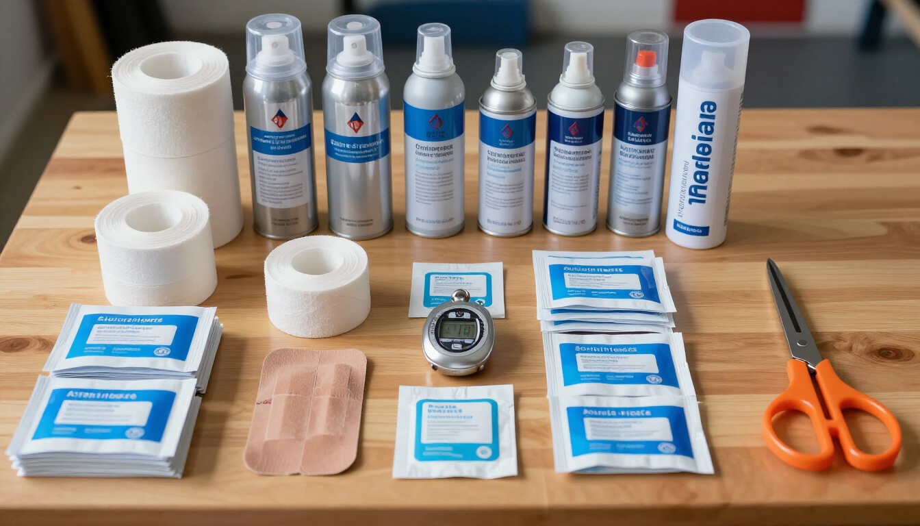 Athletic training supplies