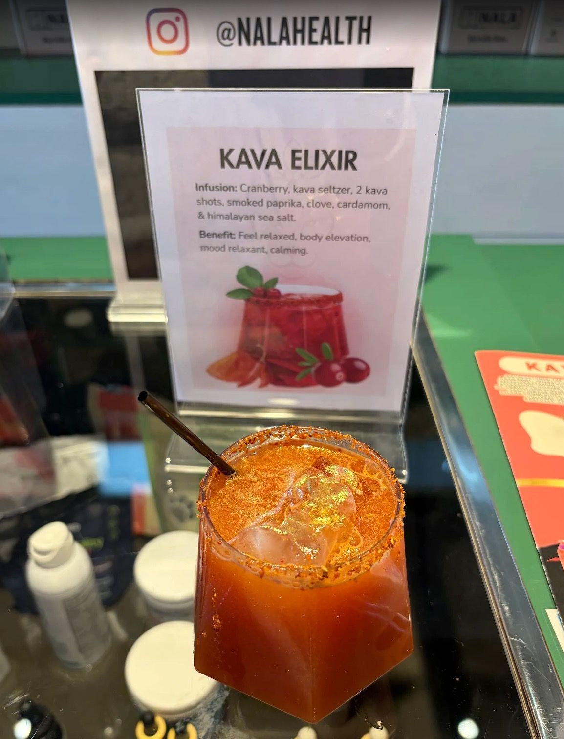 Kava drinks served at NALA Health and Recovery in Long Beach