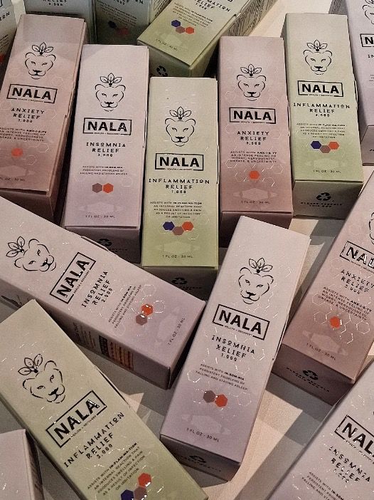 Nala Products for anxiety, insomnia, inflammation support at Nala Health and Recovery