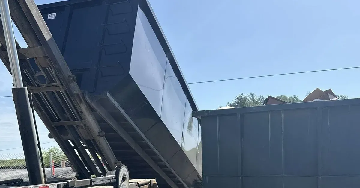 Borders Dumpsters roll-off container delivery home renovation Elizabethtown KY