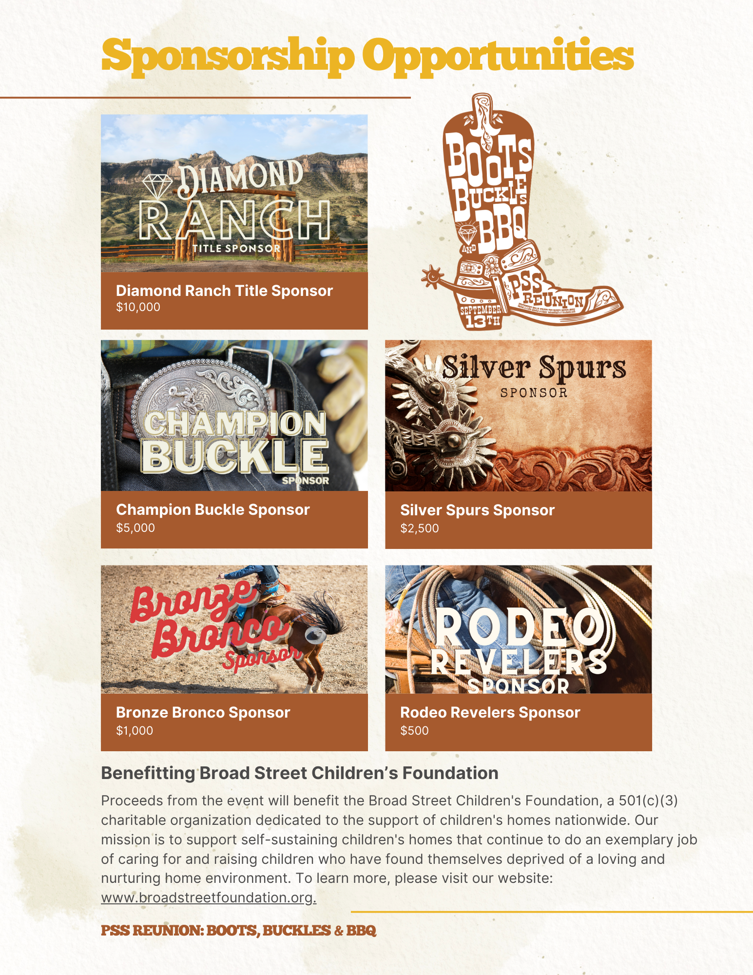 Event Sponsorship Levels Images
