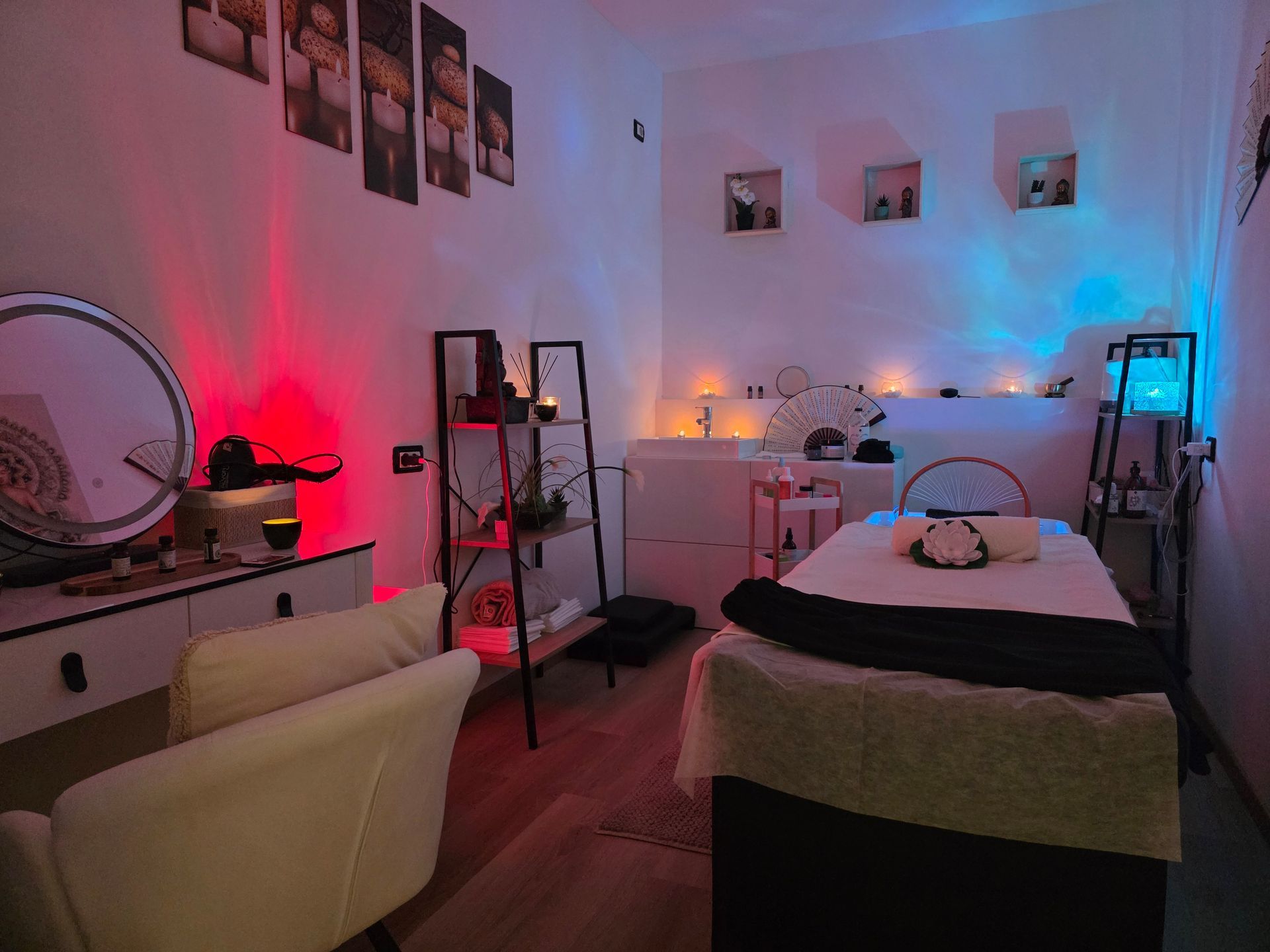 Cabina Hair Spa - cromoterapia e aromaterapia
