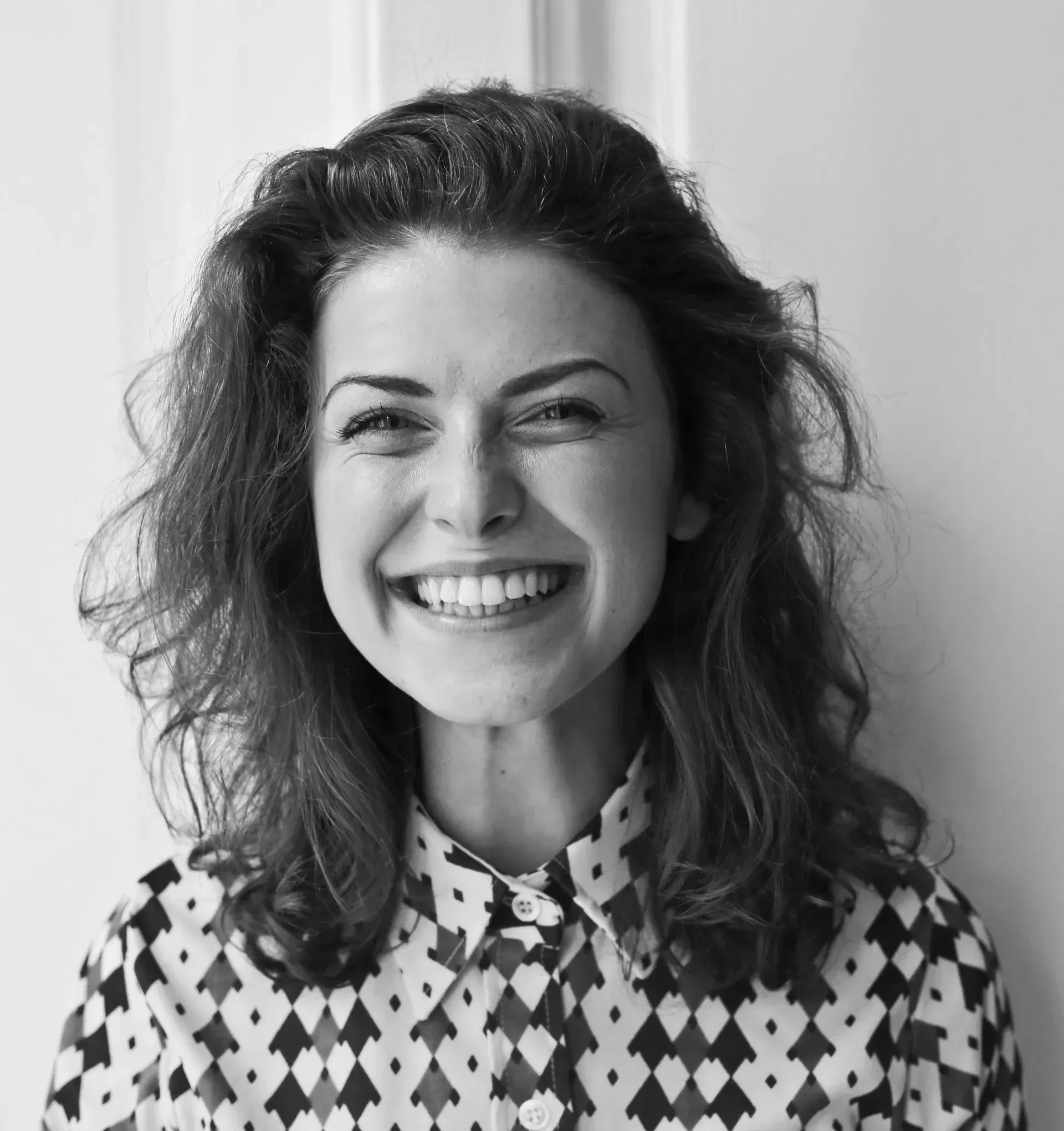 Woman with a natural, healthy smile at a dentist near Southampton
