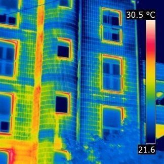 distacco di rivestimenti in prospetto