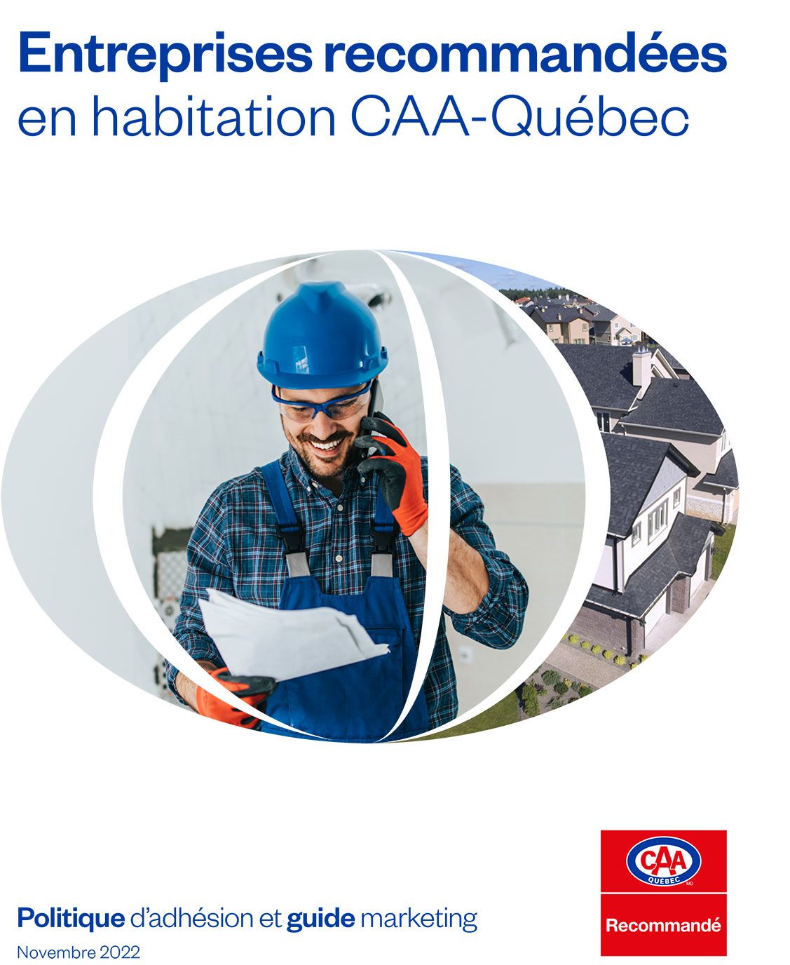 A man wearing a hard hat is talking on a cell phone while holding a piece of paper.