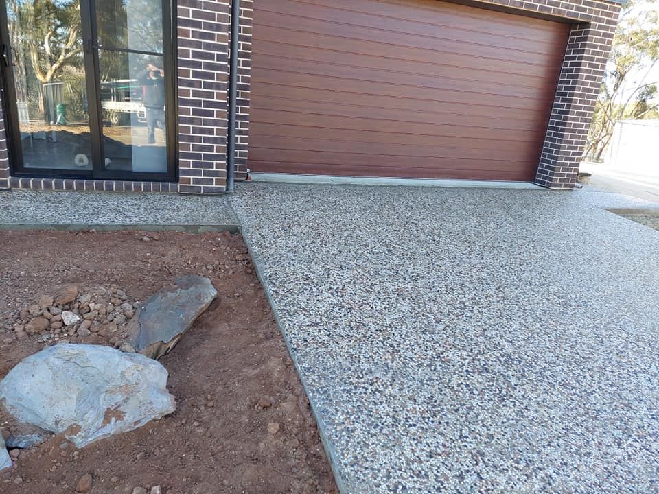 Concrete driveways