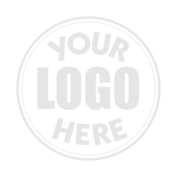 Faint gray circular placeholder logo reading “YOUR LOGO HERE”