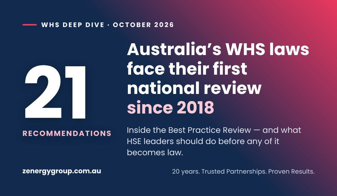 Best Practice Review model WHS laws