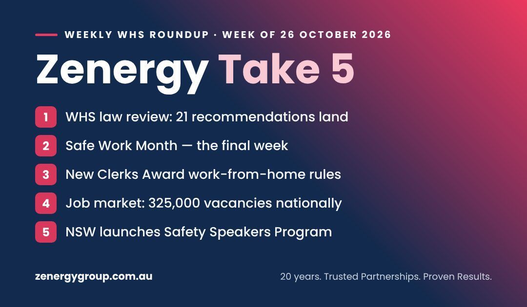 WHS news Australia