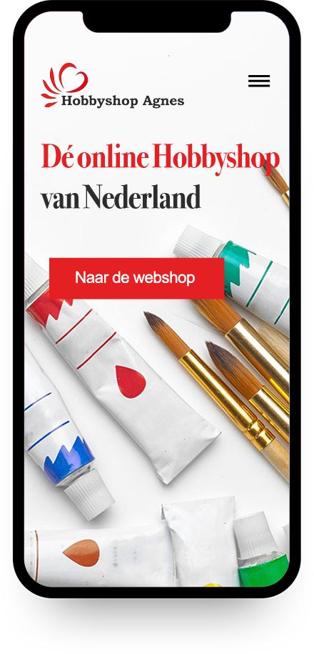 Hobbyshop Agnes makkelijk online shoppen