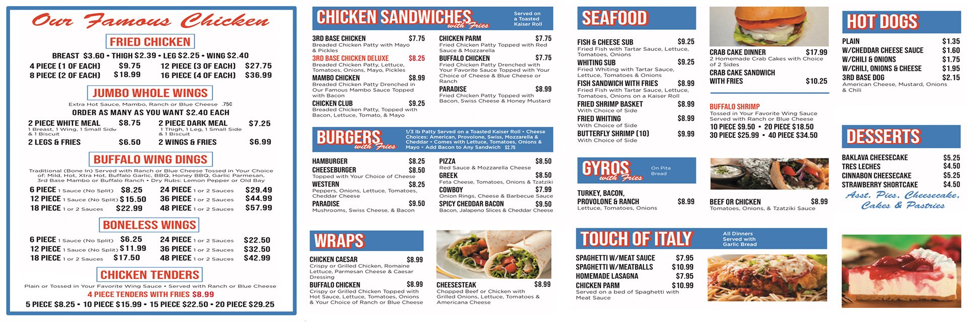 Delicious Food York, PA 3rd Base