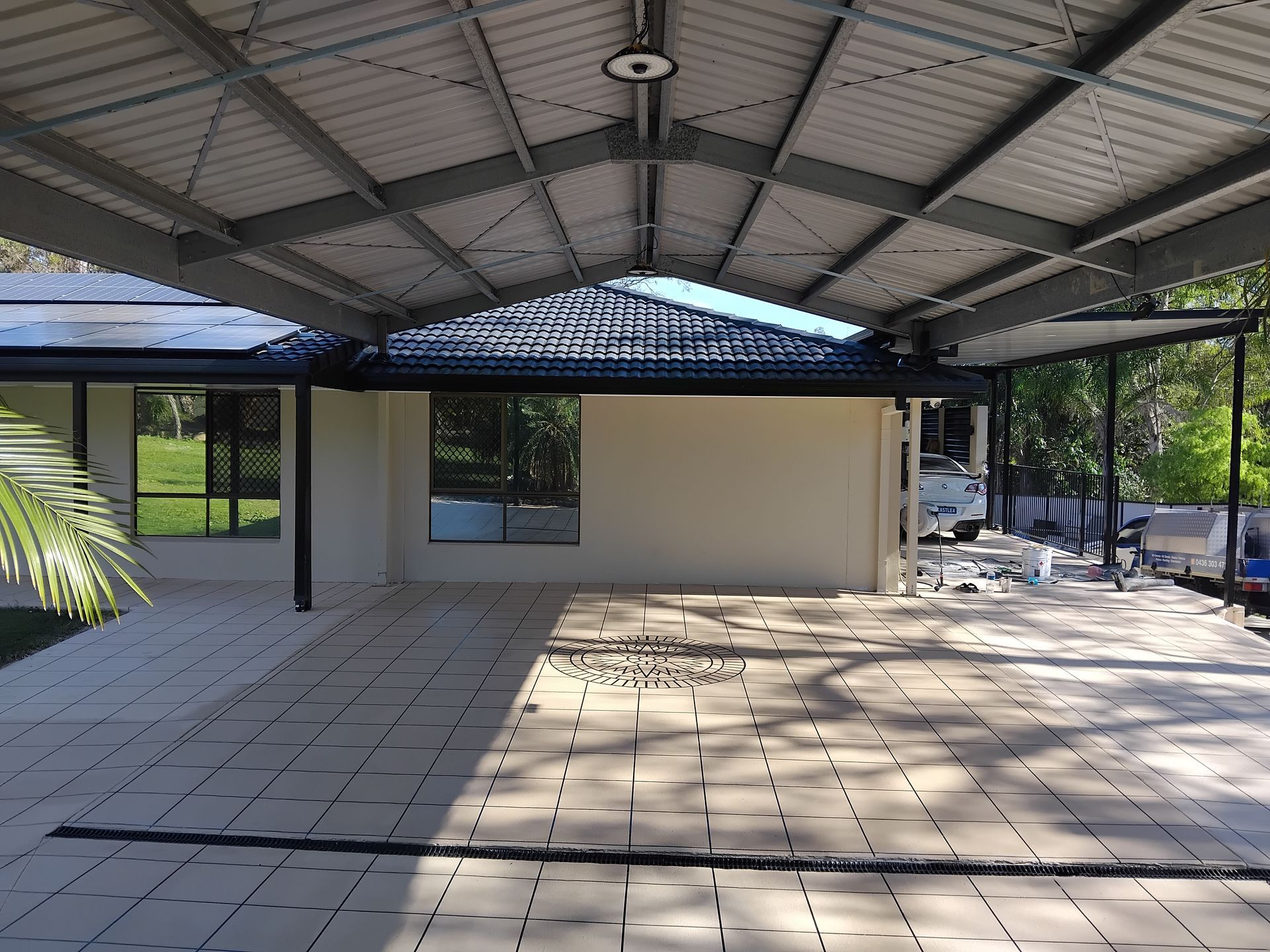 A Close Up of concrete resurfacing — Troys Concrete Overlays in Hillcrest, QLD
