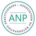 ANP logo in green and purple, with “Association of Naturopathic Practitioners” in a circular design