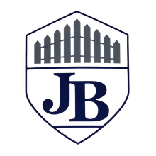Shield with a dark blue 