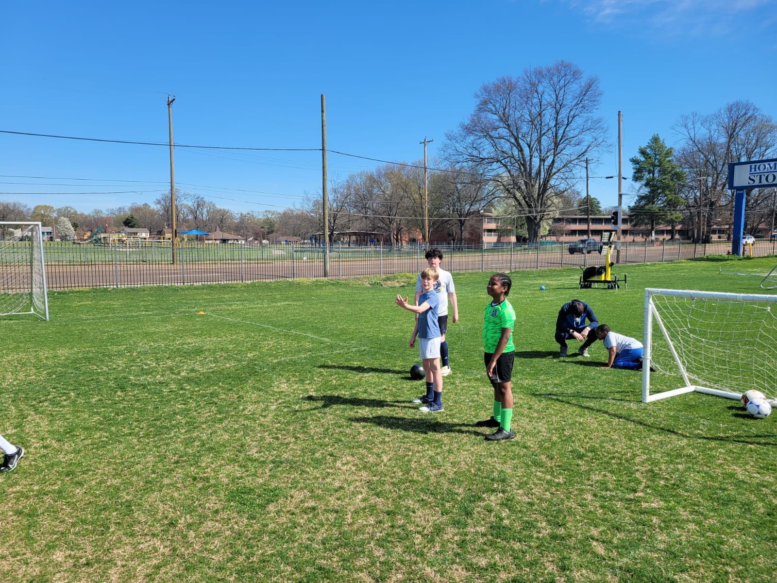 Olé FC children playing soccer