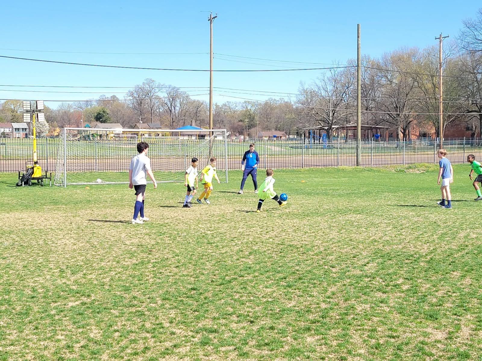 Olé FC children playing soccer
