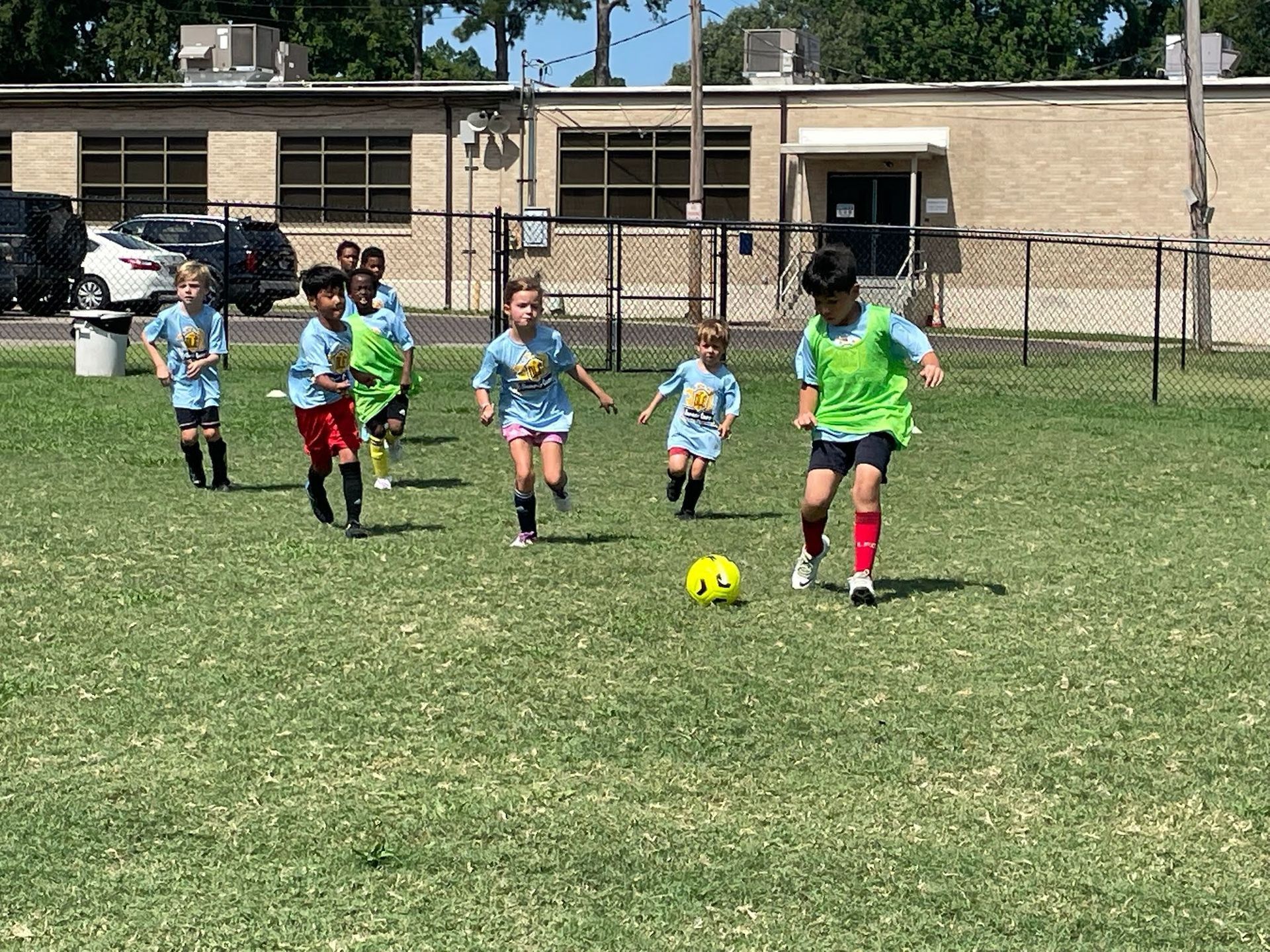 Olé FC children playing soccer