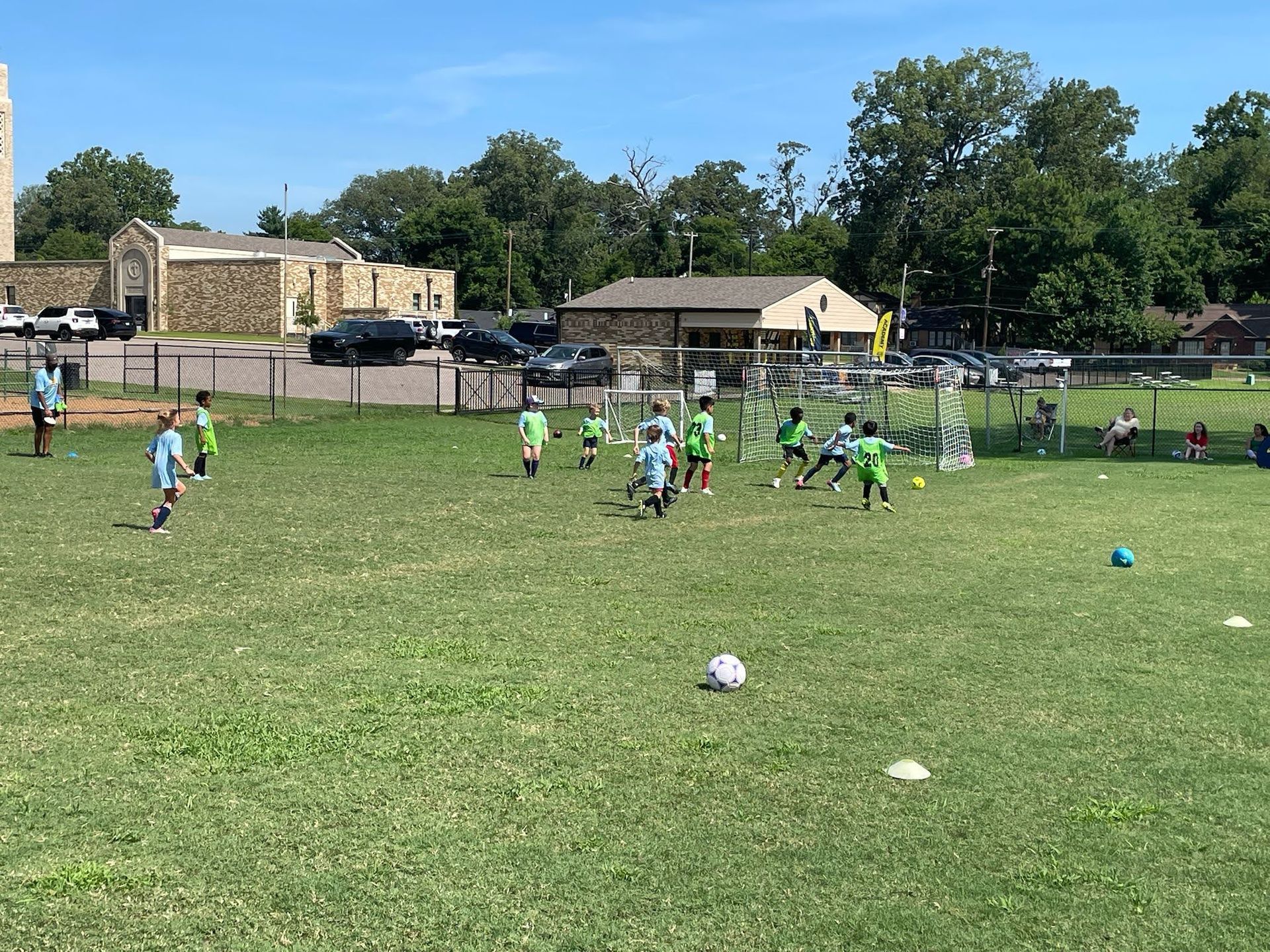 Olé FC children playing soccer