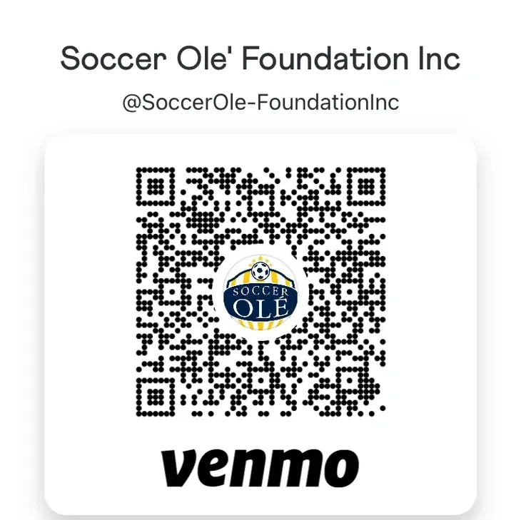 Soccer Ole' Foundation Inc Venmo QR code