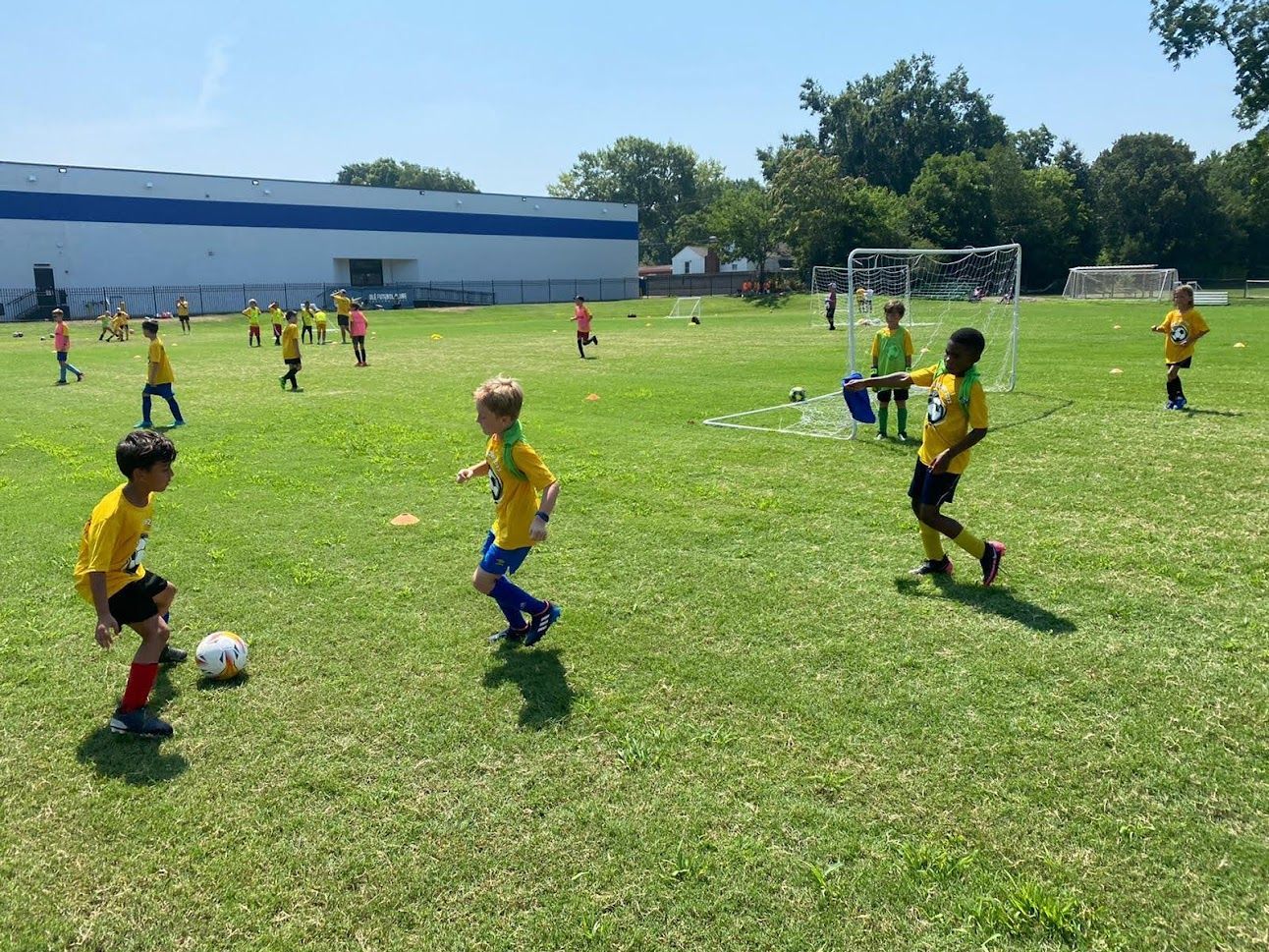 Olé FC children playing soccer