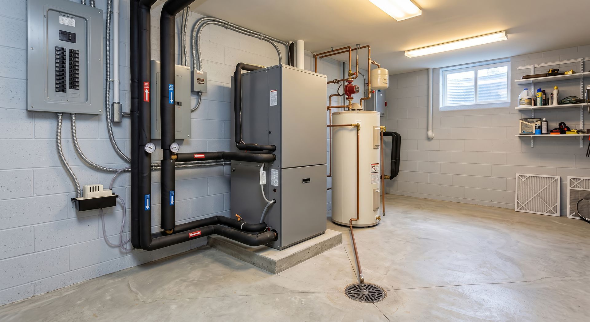 Water heater installation project