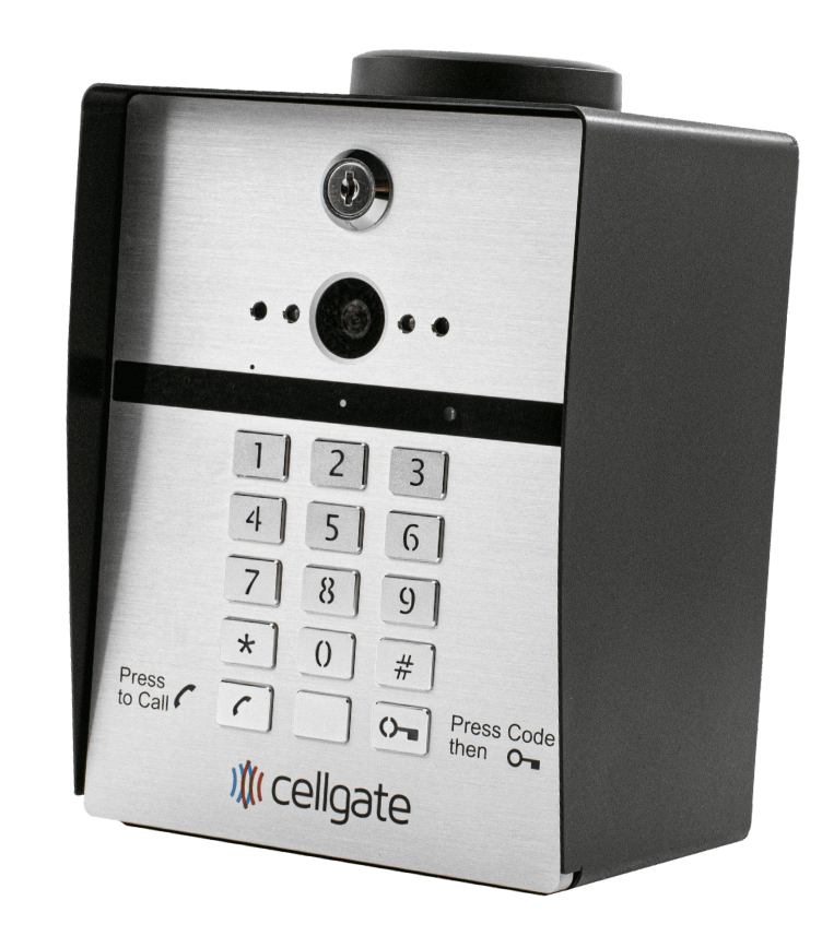 A cellgate keypad is shown on a white background