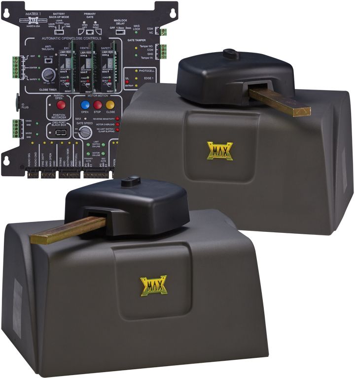A black box with the word max on it