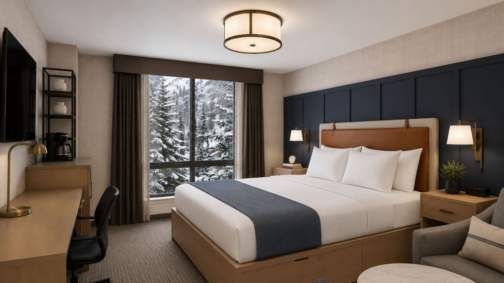 Stonebridge Inn Snowmass Ridgeline king guest suite