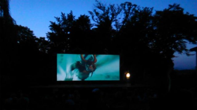 cinema estivo all'aperto