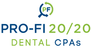 We are your dental business support consultants Pro-Fi 20/20 Dental CPAs Logo | Dental Support Organizations in GA