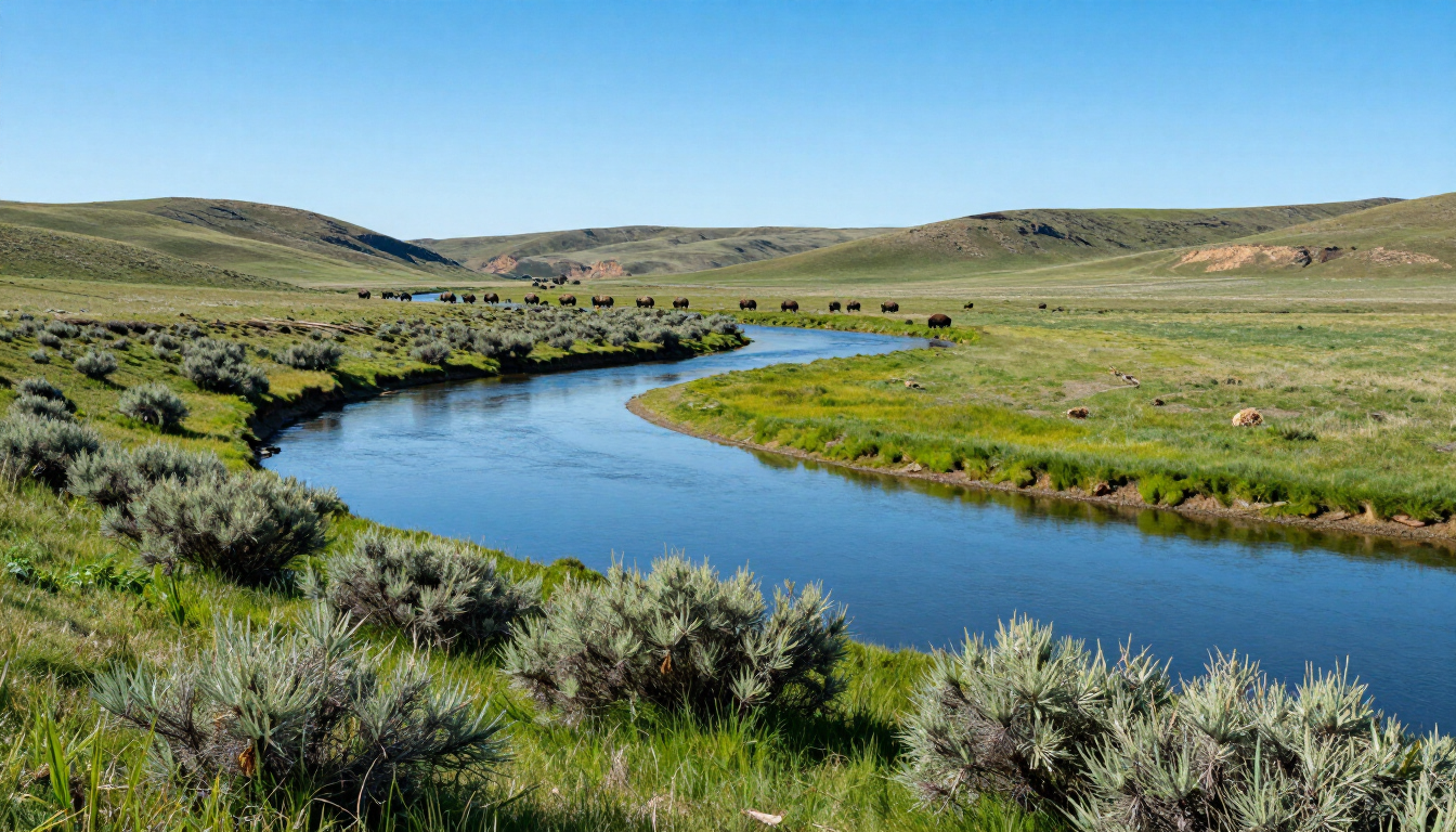 Yellowstone River Landscape