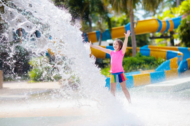 Spending a day at water theme park