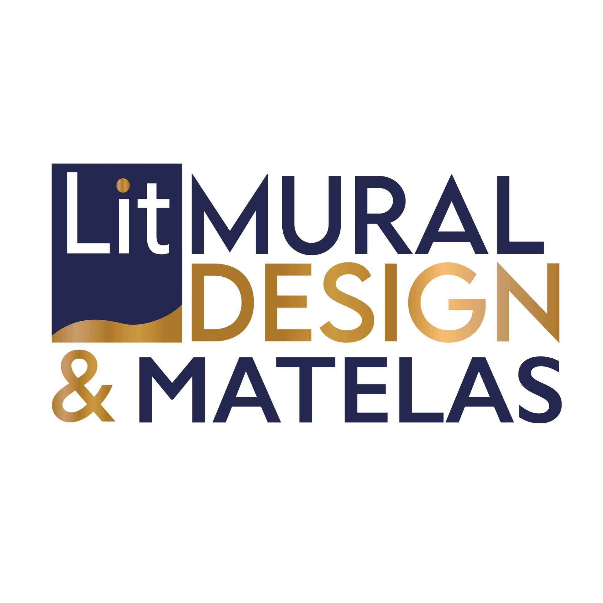 logo lit mural design